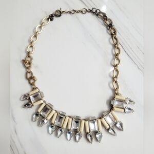 J. Crew Gold Geometric Necklace